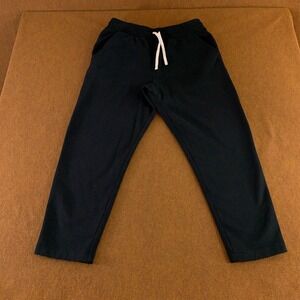 Duluth Trading Co Mens Large Black Relaxed Fit Souped-Up Tapered Sweatpants NWT